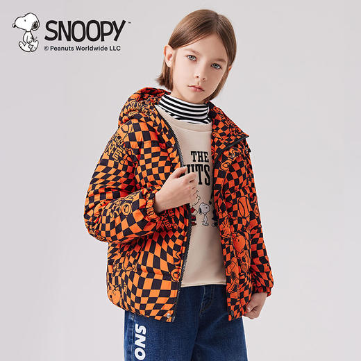 【特价】SNOOPY史努比儿童童装秋冬季新款保暖百搭羽绒服男女童 SF3316004   110-150 商品图1