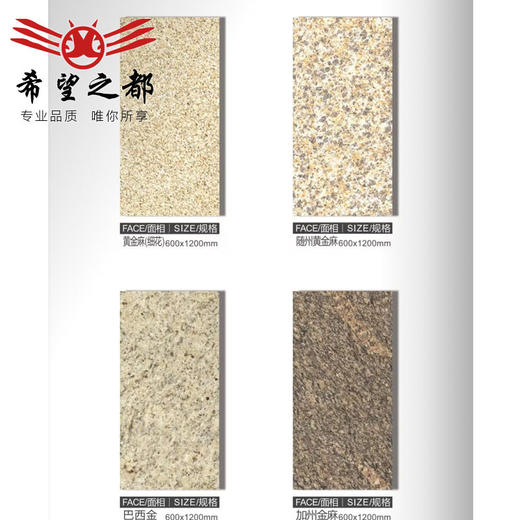 白灰地砖石麻砖花岗岩黄金庭院pc自建石英别墅生态芝麻瓷砖地铺砖 商品图1