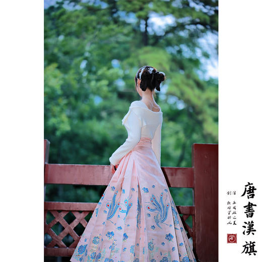 【凤求凰·肉桂粉】织金妆花精美工艺新中式国风马面裙凤求凰套装 商品图2