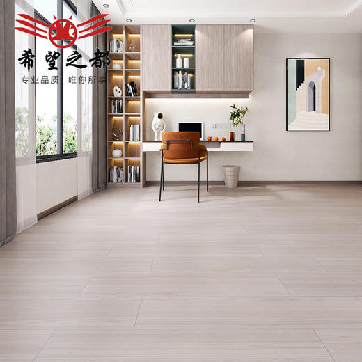 釉奶油木地板肌肤卧室瓷砖风原木客厅仿实木纹200x1000地砖防滑砖 商品图3