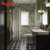 墙砖地砖花砖厕所厨房馥里复古卫生间300x900绿防滑瓷砖阳台法式 商品缩略图2