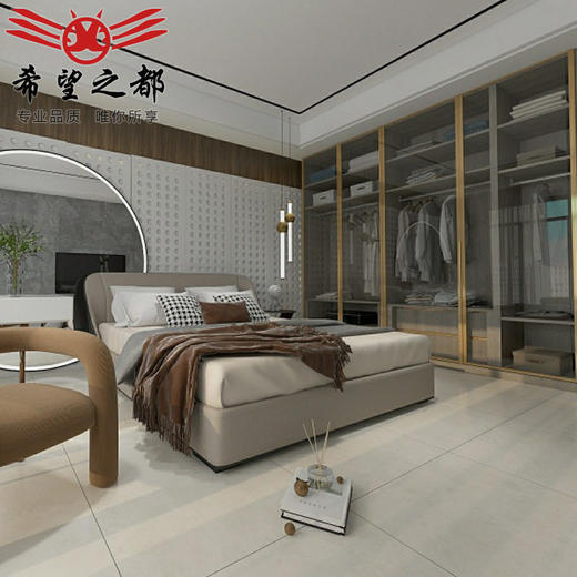 通铺客厅瓷砖锻光ins风水泥1500mm地砖釉微*卫生间 灰色墙砖750 商品图2