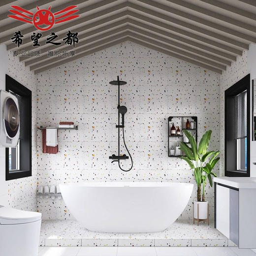 仿古砖mm地砖400厨房400瓷砖防滑花园餐厅卫生间花砖阳台x地面砖 商品图2