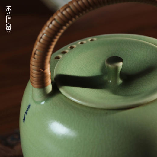 问鼎天石窑青汝小平安壶（缺货） 商品图3