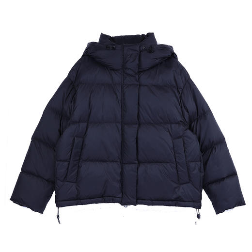 NEELLY纳俪商场同款冬季新款连帽短款面包羽绒服女白鸭绒保暖外套N24104L06601 商品图3