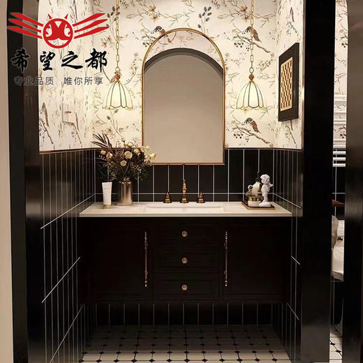背景墙砖复古哑光小鸟花砖洗手间厕所300x600法式卫生间厨房花砖 商品图0