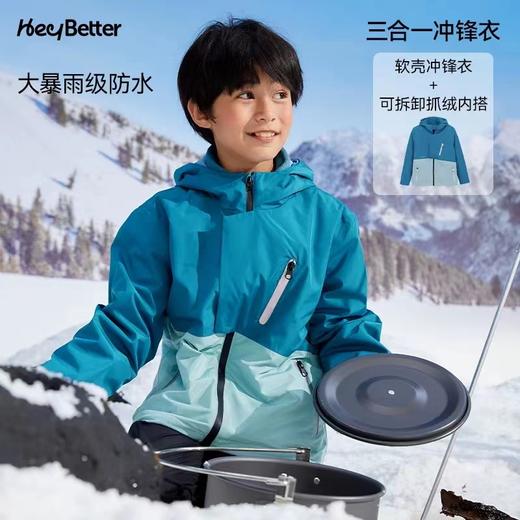 （包邮）Heybetter儿童三合一冲锋衣（六种颜色） 商品图5
