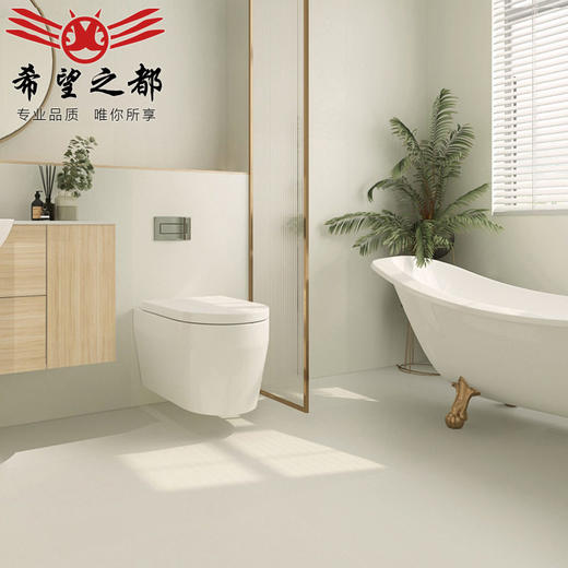 瓷砖奶厨房地砖墙砖白色800x800素色 侘寂风微水泥卫生间仿古砖 商品图1