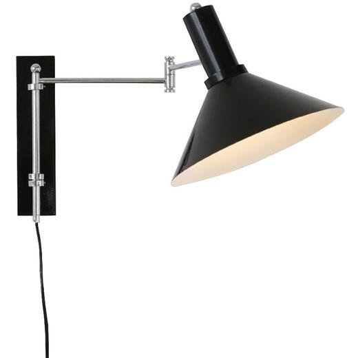 布线可折叠墙壁书房墙灯免壁灯床头红色包豪斯壁灯中古长臂摇臂 商品图4