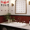 200餐厅法式厨房厕所凹凸花砖阳台轻墙砖花片瓷砖卫生间手工复古 商品缩略图1