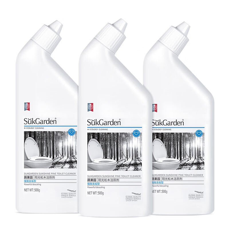 蔬果园阳光松木洁厕剂（强效去垢型）促销装 500g*3