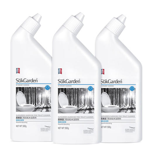 蔬果园阳光松木洁厕剂（强效去垢型）促销装 500g*3 商品图0