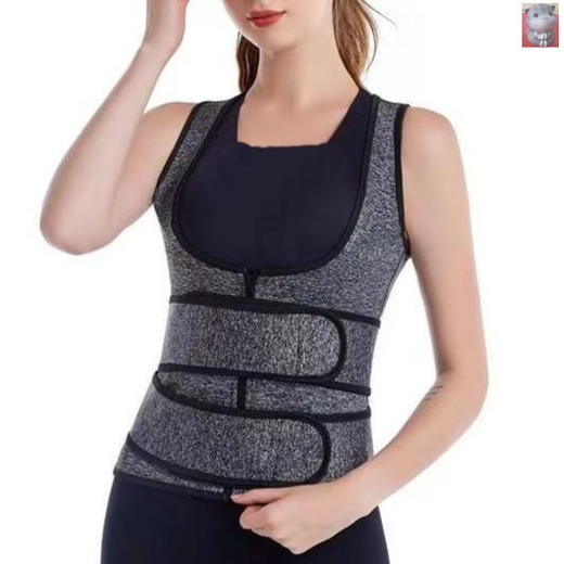 【束身双腰带】女护腰神器 保暖背心 护背久坐保护腰椎 收腹塑形男女同款 商品图6