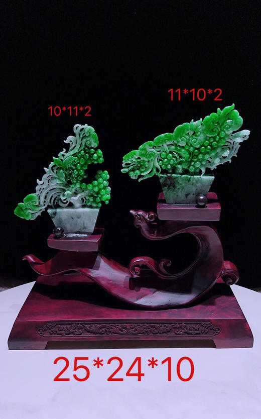 620346翡翠摆件 【盆景🪴】 商品图0