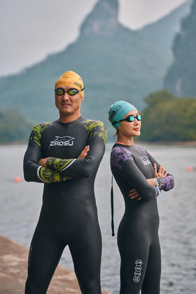 【新款】ZAOSU ZTR入门款胶衣德国胶衣铁人三项游泳防寒长袖男女胶衣