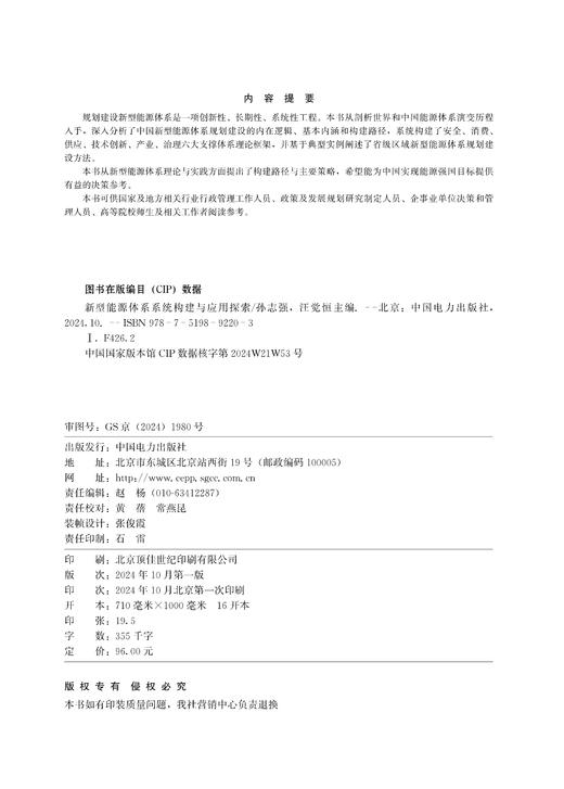 新型能源体系系统构建与应用探索 商品图2