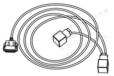 卫星平地机大屏电磁阀线