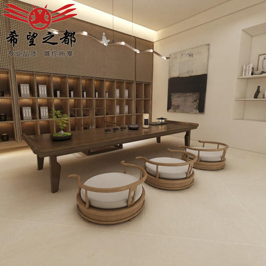 地板砖客厅900x1800x9mm灰色大板仿古砖地砖水磨石通体瓷砖大理石 商品图3