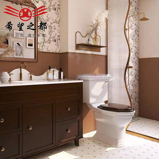 花砖墙面砖小复古风厨房奶油卫生间法式瓷砖厕所浴室地板砖300900 商品图0