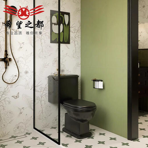 复古风厨房厕所燕子花砖地砖300x900mm法式南洋墙砖卫生间瓷砖 商品图3