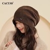 CACUSS堆堆帽秋冬季灯芯绒冷帽日系包头帽复古套头帽子百搭月子帽ZZ240634 商品缩略图0