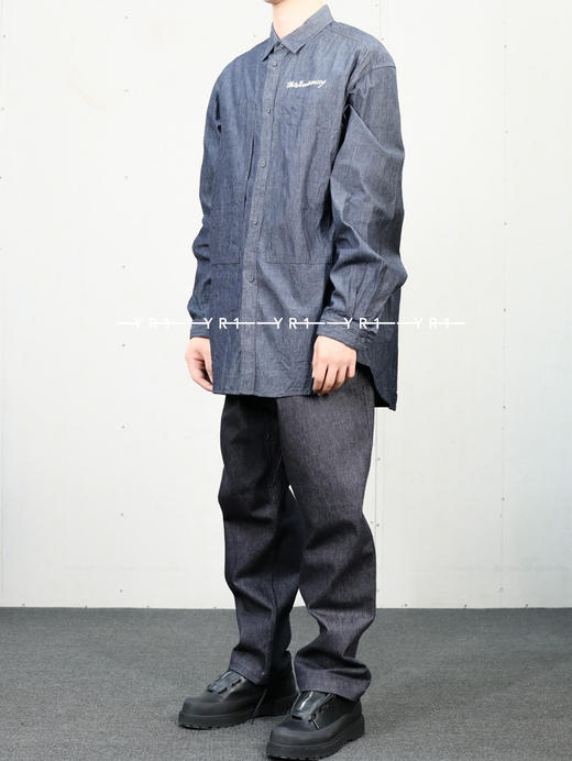 White Mountaineering | 刺绣Logo工装衬衫 商品图3