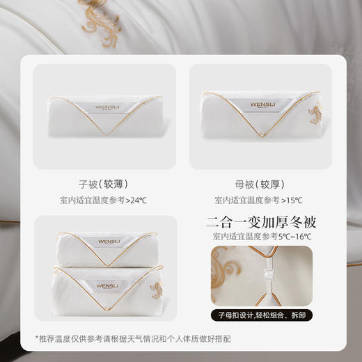 万事利“凤来仪”纯蚕丝被 商品图4