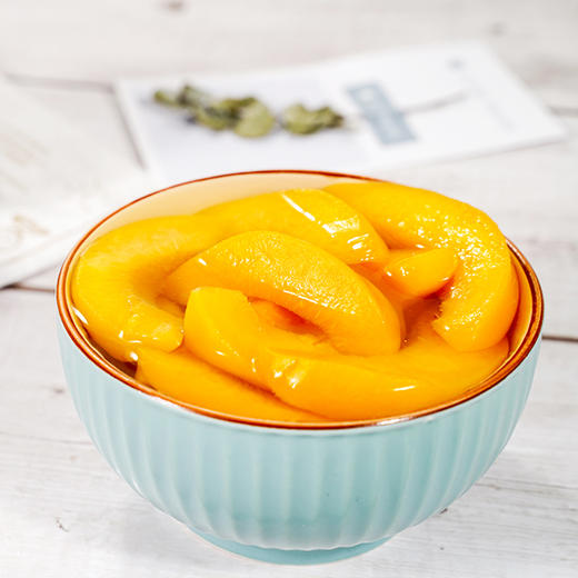 屈姑梨汁黄桃罐头312G*9 商品图4