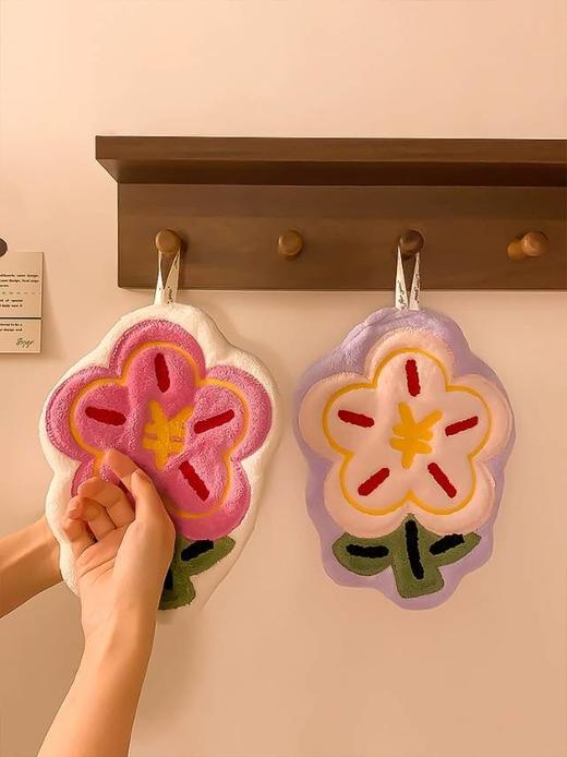 【家居百货】送一朵有钱花【网红有钱花擦手巾加厚擦手巾】这款有钱花擦手巾真心推荐给仙女们！有钱花、招桃花、擦擦有钱花，实测好用！不起球不掉毛，手感也超级舒服~年年都会发 商品图4