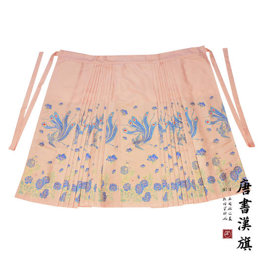 【凤求凰·肉桂粉】织金妆花精美工艺新中式国风马面裙凤求凰套装 商品图7