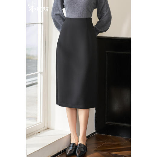 剩S 米思阳2025秋季新款职业ol通勤直筒半身裙简约显瘦包臀裙女款4086 商品图0