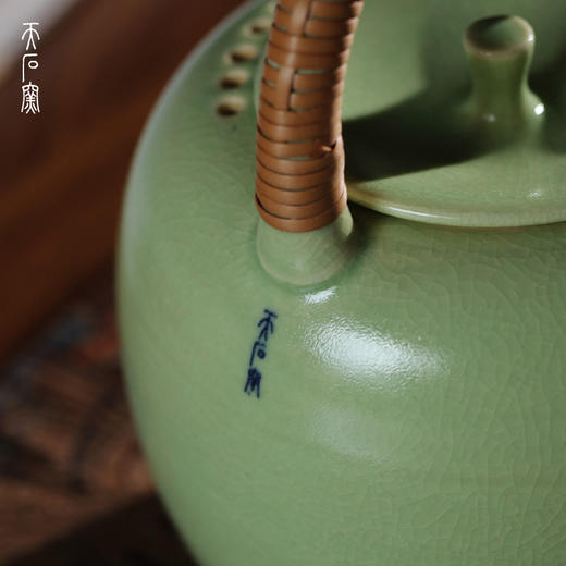 问鼎天石窑青汝小平安壶（缺货） 商品图4