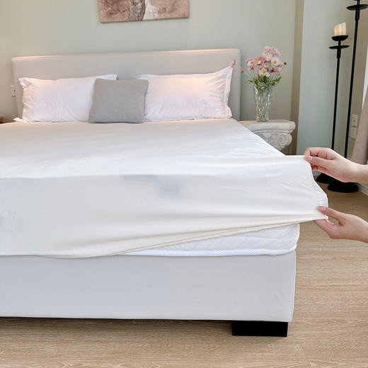 A类云柔单床笠牛奶针织棉床笠棕垫套罩子360度防滑床垫加高保护套_ym 商品图9