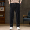 【灯芯绒】【DQ】大依优型大码松紧腰直筒休闲裤长裤男舒适休闲简约百搭加肥加大男装 商品缩略图1