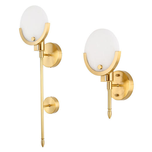 风新盏中国灯具禅意中古客厅墙壁琉璃枯荷中式灯云石壁灯全铜背景 商品图2