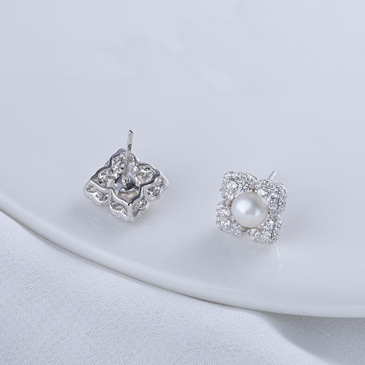 【宏艺珠宝】缎光微醺·银s925耳饰 商品图1