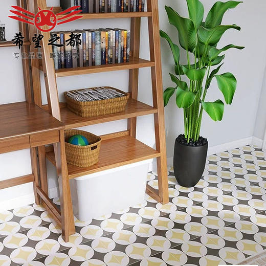 阳台小墙砖哑光瓷砖卫生间北欧厨房地砖200x200防滑花砖彩色地砖 商品图2