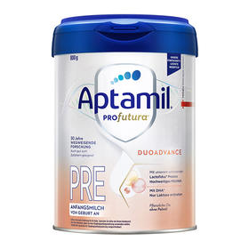 [保税区]德国 爱他美（Aptamil）白金版婴儿配方奶粉 800g Pre段（新包装）