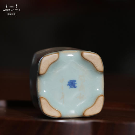 问鼎汝瓷收藏款天青方尊杯（缺货） 商品图4
