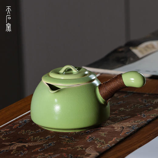 问鼎天石窑青汝瓷悬壶 商品图0