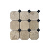 日式马赛克石黄洞复古300X300mm石地砖防滑天然米侘寂莱姆八角 商品缩略图4