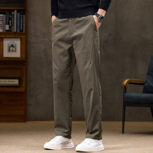 【新款DQ】大依优型大码直筒休闲长裤男舒适休闲简约百搭加肥加大男装潮款 商品图9