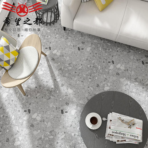瓷砖仿古砖地砖工程客厅店800x800彩色服装奶茶防滑水磨石卫生间 商品图1