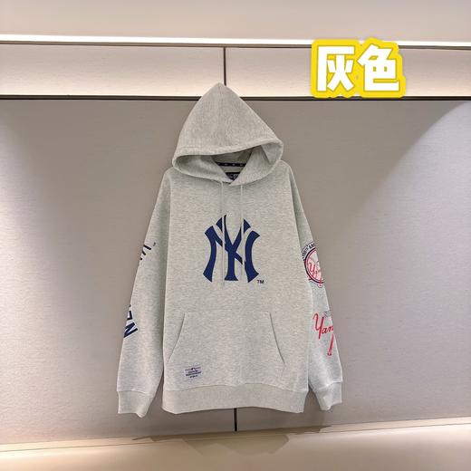 点此购买 MLB春秋季男女款纽亦华NEW Rra大标连帽卫衣 ma 299267 商品图2