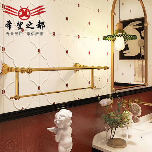 卫生间浴室法式小墙砖瓷砖地砖娘厨房厕所200x200mm复古惹花砖 商品图0