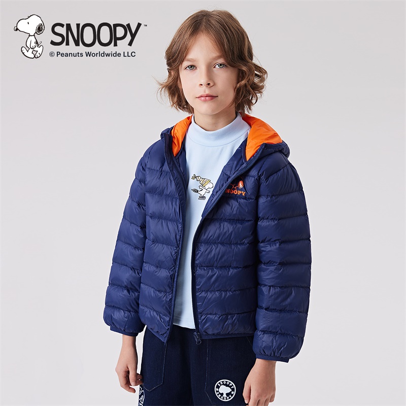 【特价】SNOOPY史努比童装秋季新款男女童儿童羽绒服潮流百搭 SF3316005   110-160