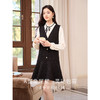 【年终特卖】熙世界法式千金小香风粗花呢背心裙女秋冬新款时尚无袖坎肩连衣裙 商品缩略图2
