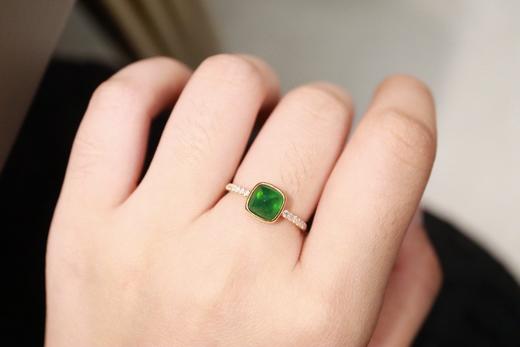 18k祖母绿戒指1.48ct 商品图5