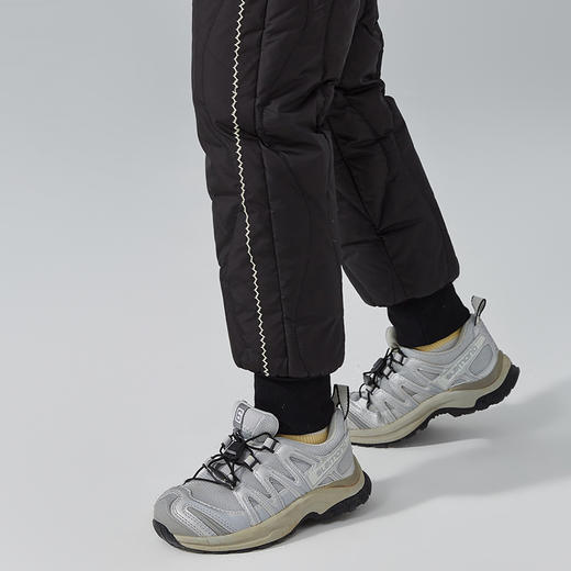 笛莎女童裤子2024冬季新款基础款罗纹束脚羽绒裤 商品图3