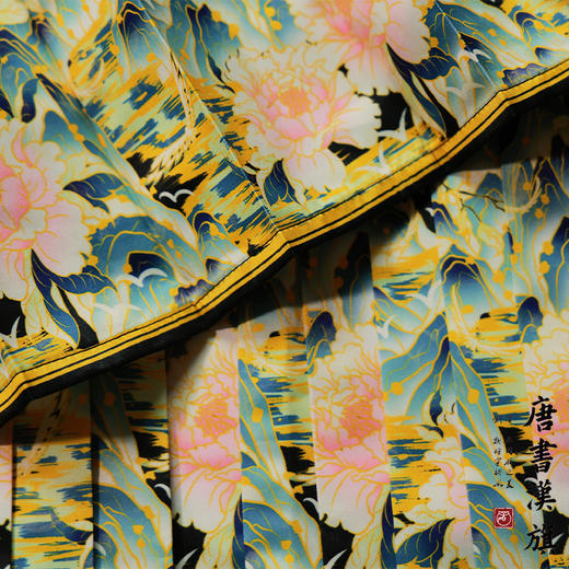 【千里江山·墨染】印花精美工艺新中式国风马面裙沉鱼落雁套装 商品图6